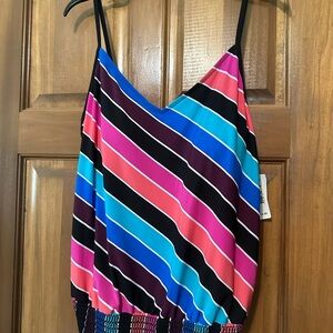 Magicsuit Multicolor Striped Top